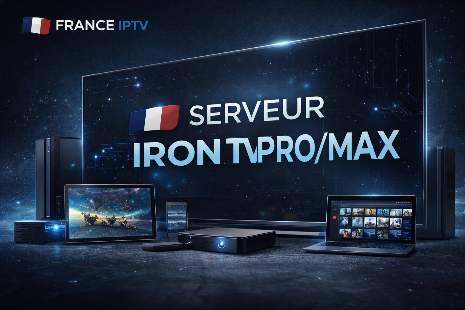 Iron TV Pro/Max - serveur IPTV